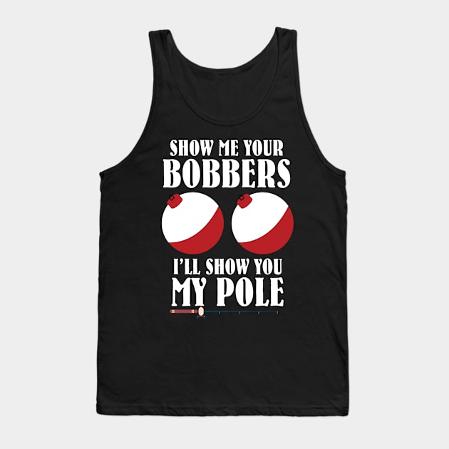 Funny Fishing Shirts Novelty Gift Men Grandpa Dad Bobbers Tank Top by schaefersialice